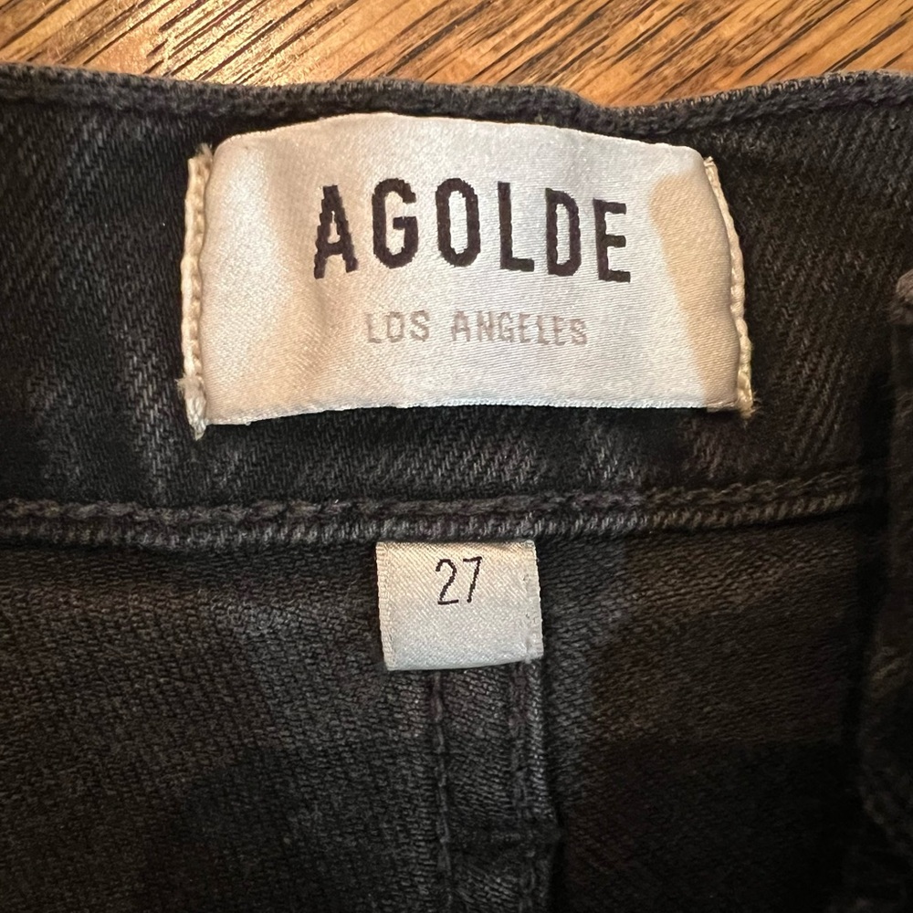 AGOLDE Black Denim Jeans